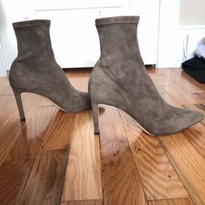 Jimmy Choo Louella Stretch Suede Bootie